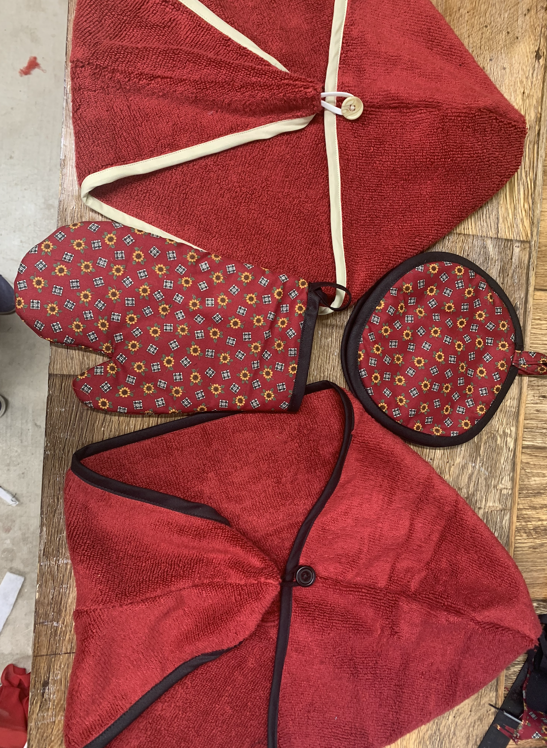 Handmade bags prepared by Rachel